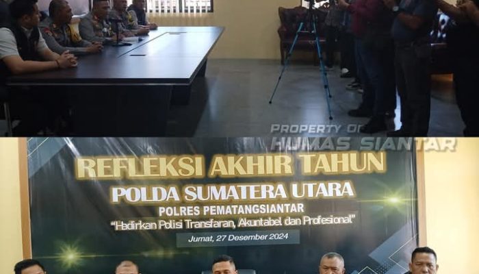 Hadirkan Polisi Transparan, Akuntabel dan Profesional”,Kapolres Pematangsiantar Pimpin Refleksi Akhir Tahun 2024.