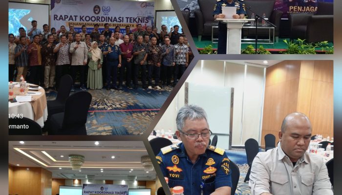 Rapat koordinasi Teknisi Berkaitan Dan Penanganan Barang Berbahaya Yang Ada Di Pelabuhan Belawan