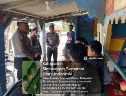 Kasat Lantas Polres Simalungun Gelar Penyuluhan Keselamatan Berlalu Lintas di Jalur Asahan